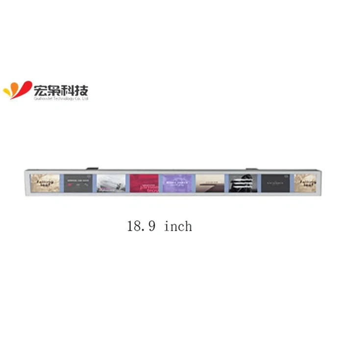 18,9 hazbeteko luzatutako barra LCD pantaila 1920x237 bereizmenarekin